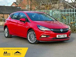 Red Used 2017 Vauxhall Astra Elite Hatchback | £7,290 (Fair price)