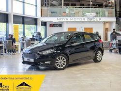 Black Used 2017 Ford Focus Titanium Hatchback | £6,999 (Fair price)