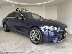 Blue Used 2021 Mercedes E300 AMG line Sedan | £27,490 (Good price)