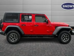 Red Used 2024 Jeep Wrangler Rubicon SUV | £51,495 (Expensive)