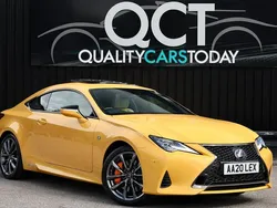 Yellow Used 2020 Lexus RC300h Sport Line Coupe | £23,495