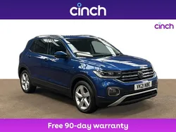 Blue Used 2021 VW T-Cross SEL SUV | £14,019 (Fair price)