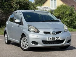 Silver Used 2009 Toyota Aygo Platinum Hatchback | £2,980 (Fair price)