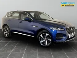 Blue Used 2021 Jaguar F-Pace S SUV | £19,495 (Good price)