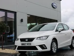 White Used 2017 Seat Ibiza SE Hatchback | £8,933 (Fair price)