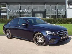 Blue Used 2020 Mercedes E220 AMG line Sedan | £27,920 (Expensive)