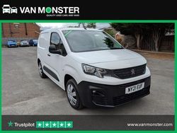 White Used 2021 Peugeot Partner Van | £8,949 (Fair price)