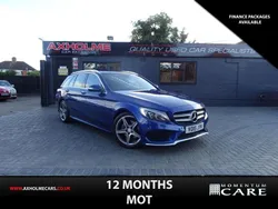 Blue Used 2015 Mercedes C200 AMG Line Premium Estate | £8,795 (Fair price)