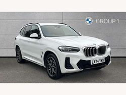 White Used 2024 BMW X3 M Sport SUV | £41,995 (Fair price)