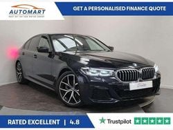 Black Used 2021 BMW 520 M Sport Sedan | £22,695 (Fair price)