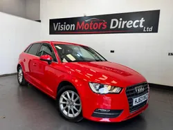 Red Used 2013 Audi A3 Sportback Hatchback | £8,470 (Fair price)