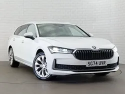White Used 2024 Skoda Superb SE L Estate | £31,998 (Expensive)