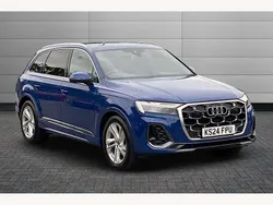 Blue Used 2024 Audi Q7 S-Line SUV | £52,995 (A bit pricey)
