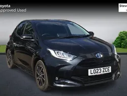Black Used 2023 Toyota Yaris Hybrid Design Hatchback | £17,920 (Fair price)
