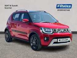 Two tone pearl/metallic paint burning red/black Used 2023 Suzuki Ignis SZ5 Hatchback | £17,500 (Expensive)