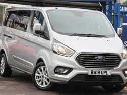 Silver Used 2019 Ford Tourneo Custom Titanium Sedan | £18,991 (Fair price)