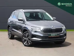 Graphite grey metallic Used 2022 Skoda Karoq SE L SUV | £18,495 (Fair price)