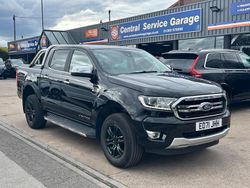 Black Used 2021 Ford Ranger Limited Pickup | £19,495 (Fair price)