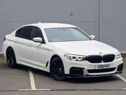 White Used 2019 BMW 520 M Sport Sedan | £18,995 (Fair price)