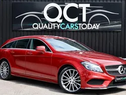 Red Used 2016 Mercedes CLS220 AMG line Estate | £16,995 (A bit pricey)