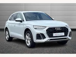 White Used 2022 Audi Q5 S-Line SUV | £30,995 (Good price)