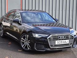Black Used 2019 Audi A6 S-Line Sedan | £20,995 (Fair price)