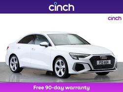 White Used 2020 Audi A3 S-Line Sedan | £18,399 (Fair price)