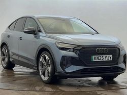 Blue Used 2025 Audi Q4 Sportback e-tron Black Edition SUV | £36,750 (Super price)
