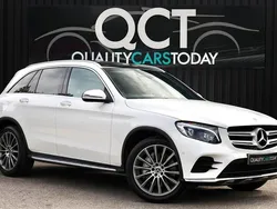 White Used 2018 Mercedes GLC250 AMG Line Premium Plus Estate | £25,995 (Fair price)