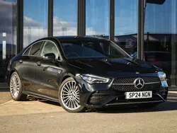 Black Used 2024 Mercedes CLA220 AMG Line Premium Sedan | £29,998 (Fair price)