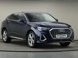 Navarra blue metallic Used 2022 Audi Q3 Sportback S-Line SUV | £26,500 (Good price)