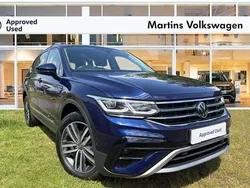 Blue Used 2021 VW Tiguan Allspace Elegance SUV | £25,995 (Fair price)