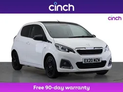 White Used 2020 Peugeot 108 Allure Hatchback | £8,299 (A bit pricey)