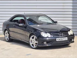 Black Used 2008 Mercedes CLK220 Coupe | £2,295 (Good price)