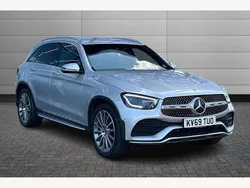 Silver Used 2019 Mercedes GLC220 AMG Line Premium SUV | £27,550 (A bit pricey)