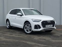 White Used 2022 Audi Q5 S-Line SUV | £35,298 (A bit pricey)