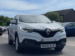 White Used 2017 Renault Kadjar Dynamique SUV | £9,995 (Fair price)