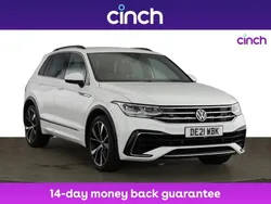 White Used 2021 VW Tiguan R-line SUV | £23,789 (Fair price)