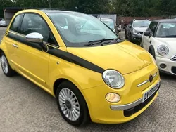Yellow Used 2008 Fiat 500 Lounge Hatchback | £2,790 (Super price)