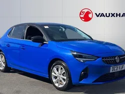 Blue Used 2021 Vauxhall Corsa Elite Hatchback | £11,152 (Fair price)