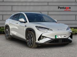 Indigo grey Used 2025 BYD Sealion 7 Design SUV | £42,995 (Expensive)