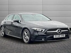 Black Used 2018 Mercedes A200 AMG line Hatchback | £13,350 (Fair price)