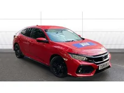 Red Used 2019 Honda Civic Sport Hatchback | £15,420 (Fair price)