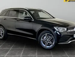 Black Used 2022 Mercedes GLC220 AMG line Estate | £20,595 (Good price)