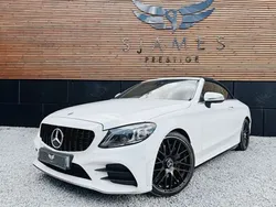 White Used 2019 Mercedes C300 AMG line Cabriolet | £22,990 (Fair price)