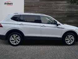 White Used 2022 VW Tiguan Allspace S SUV | £24,209 (Fair price)