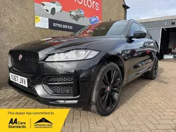 Black Used 2017 Jaguar F-Pace R-Sport SUV | £10,695 (Fair price)