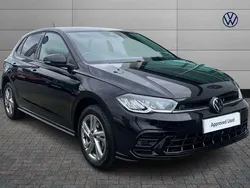 Black Used 2023 VW Polo R-line Hatchback | £19,925 (Fair price)
