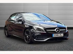 Black Used 2016 Mercedes A180 AMG Line Premium Hatchback | £12,795 (Fair price)