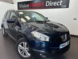 Blue Used 2010 Nissan Qashqai +2 Acenta SUV | £2,480 (Fair price)